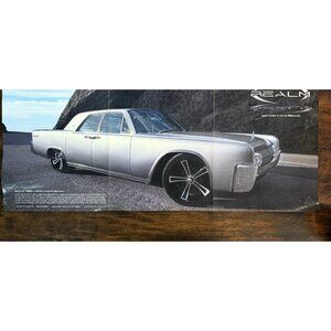 Vintage Realm Audio 1963 Lincoln Continental Automobile Sales Advertisement READ